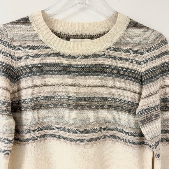 Telluride Clothing Company Lambswool Women's Fair Isle Sweater Cream Size M - Picture 4 of 6